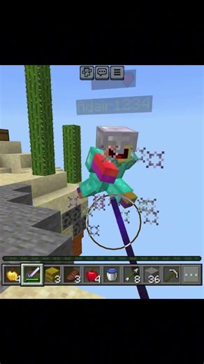 Desisto do sky wars😤 #minecraft#minecraftshorts#minecraftpe#shorts