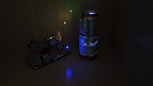 ENJOMOR γ-Type Mirror-Reflective Thermal Air Stirling Engine-EngineDIY https://bit.ly/3DmiRlG | Enginediy.com