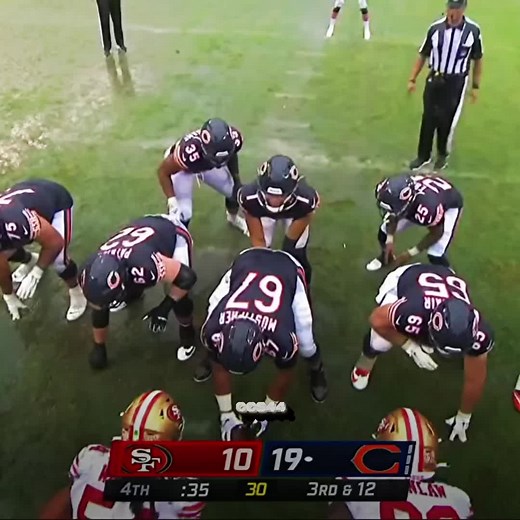 The Rain Game 🥶 #fyp #foryoupage #football #nfl #nflplayoffs #nflfootball #bears #49ers #justinfields #jf1 #bearsvs49ers #nfldraft