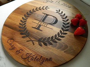 Personalized Wedding Cake Stand With Names | Custom Rustic Hardwood Cake Stand | Engraved Wedding Keepsake | Fast Worldwide Shipping - Etsy