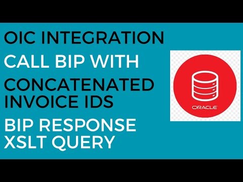 OIC Integration to Call BIP Report with Comma Separated Values | Extract from BIP Output using XSLT