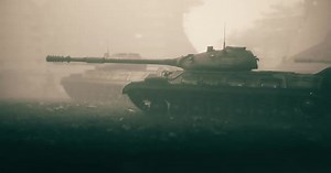 Battlefield, Operation, War tank, field full of soldiers animation scene