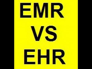 EMR vs EHR