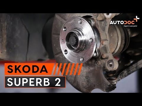 How to change a Front wheel bearing on SKODA SUPERB 2 TUTORIAL | AUTODOC