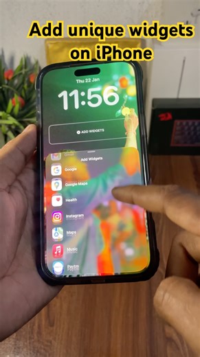 How to add widgets on iPhone ? Customisation on iPhone !!
