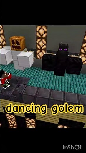 dancing golem #music #minecraft #shorts #dance