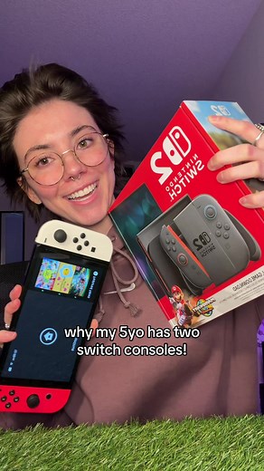 nintendo switch unboxing // i kinda like it, i hope he’s willing to share 😕 #unboxing #nintendo #nintendoswitch #tech