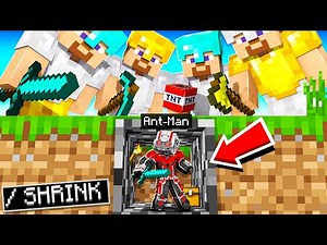 Playing as ANT MAN in MINECRAFT! (shrink)