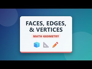 Faces, Edges, and Vertices: Parts of Polyhedra | Geometry Basics