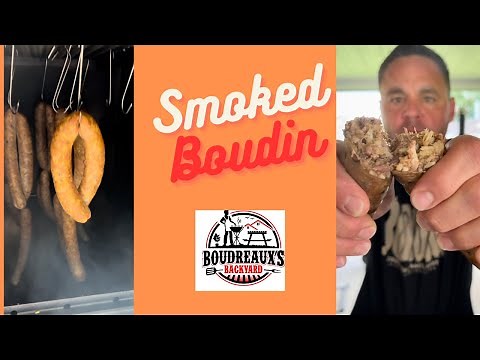 Smoked Boudin Recipe - Louisiana's Breakfast of Champions