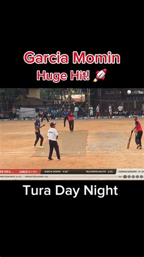 Power hitting at its best 💪 Garcia Momin with a massive Long-On SIX! #cricket #crickethighlights