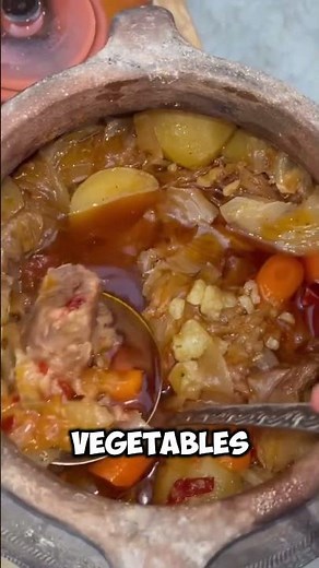 This Medieval Bosnian Stew Has Been Cooking for Centuries 🇧🇦 #shorts #TraditionalFood #BosanskiLonac