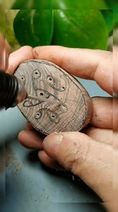 Amazing Wood Carving HandiCraft Art With Dremel #woodwork #artist #woodworking #woodcarving | A Q Creator