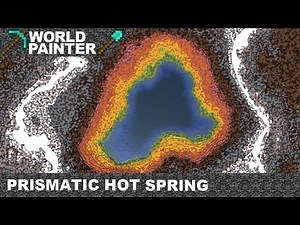 Minecraft World Painter Tutorial - Prismatic Hot Spring