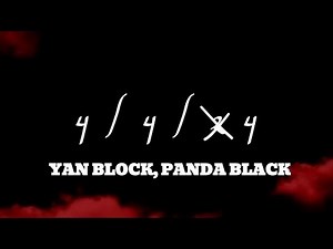 444 yan block letra