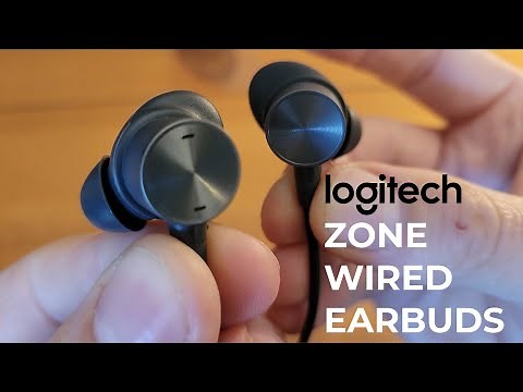 Logitech Zone Wired Earbuds Unboxing & Device Overview