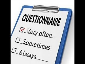 What is a questionnaire?