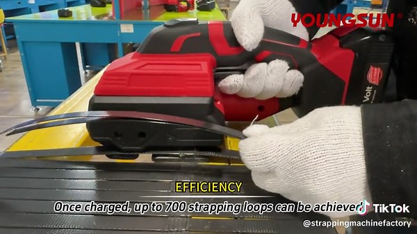 Battery-powered strapping tool #Strapping tool, #powered battery, #plastic tools, #automatic strapping tools, #mutifuncitonal, #efficiency, #high-speedy, #carton packing, #PP/PET straps, #one click easy oprate, #strapping factory, #short welding