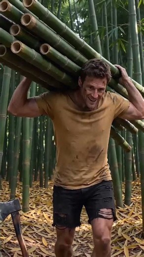 Billionaire Regrets Kicking Him Out! Insane V8 Bamboo Plane DIY ✈️🤯 #Underdog #Cinematic