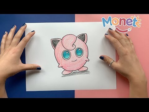 Como dibujar a Jigglypuff de POKÉMON paso a paso!!