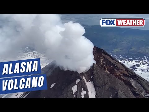 Watch: Steam Emits From Shishaldin Volcano In Alaska