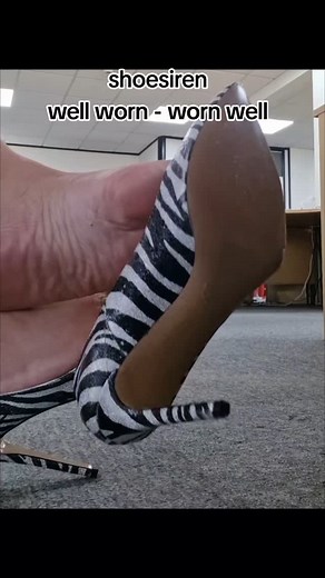 Shoe Siren on Instagram: "Hump day!.... Not for me in these stunning Identita Zebra Prints Stilettos. 🖤🤍🖤🤍🖤🤍 You have seen these before and I don't mind sharing them again. They have to be worn to be well worn. Buy my well-worn shoes by visiting morethansoles.com and searching shoesiren or there's a link to my well-worn collection in my profile #wornwell #wellworn #shoesiren #morethansoles #dirtysoles #usedshoeenthusiasts #wellwornheels"