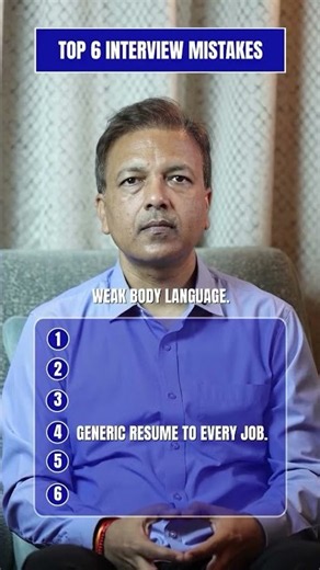 6 Interview Mistakes That Can Cost You the Job ❌ | Interview Tips