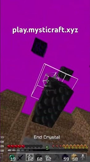 play.mysticraft.xyz #gamingchaos #cpvp #bestminecraftclips #bedwarsspeedrun #minecraft #viral #pvp b