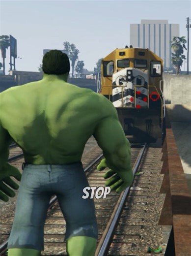 Hulk vs Train Showdowns in GTA Games