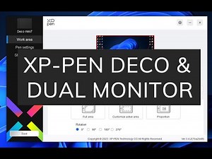 Optimizing Your Workflow: XP-Pen Setup & Dual Monitor Configuration Tutorial