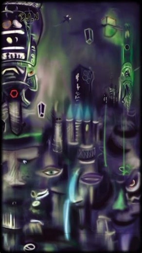 Procreate Digital Art · Zoom Pass Gradient Shift· A Short Break 109