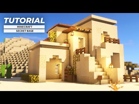 【マインクラフト】サバイバルベースの作り方(砂漠建築)