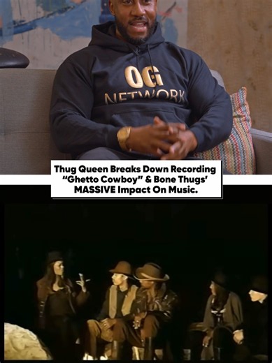 Thug Queen takes us back inside the making of Mo Thugs’ classic **“Ghetto Cowboy”** and breaks down the HUGE impact **Bone Thugs-N-Harmony** had on the entire industry. 🔥 Before melodic rap became the standard, Bone Thugs were changing the sound of hip-hop—and the influence is STILL everywhere today. 🎙️ Thug Queen on Holdin Court Podcast EXCLUSIVELY on OG Network. #bonethugsnharmony #ghettocowboy #90s #rap #fyp