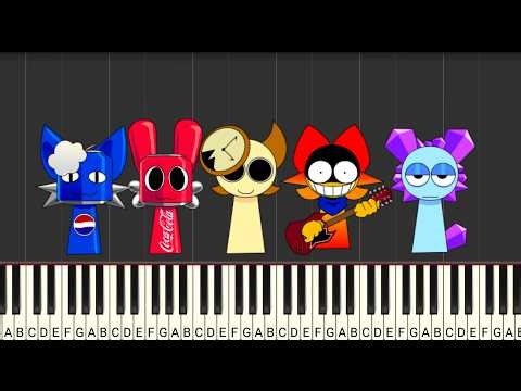Sprunki Pyramixed BONUS Into Piano (Incredibox Sprunki) - Piano Tutorial