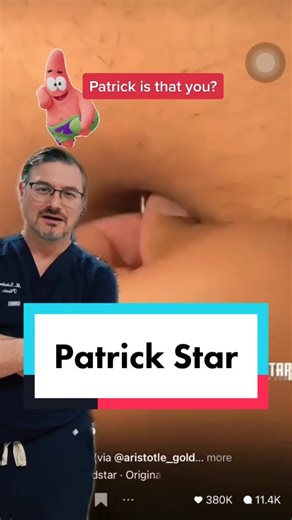 Patrick’s belly button #spongebob #patrickstar #belly