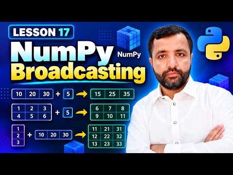 Lesson 17 Numpy Array Broadcasting
