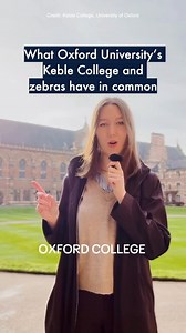 Keble College 🤝 Zebras 🦓 🎬 | Keble College, Oxford #OxfordUni #OxfordUniversity #OxfordHistory #OxfordCollege #OxfordUniversityFacts #OxfordFacts | University of Oxford