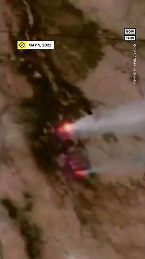 Satellite Footage Shows New Mexico Wildfires From Space