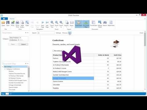 Reporting: WPF Publishing and Preview