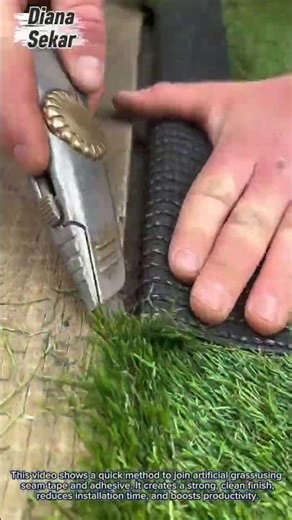 Fast Artificial Grass Seam Fix | Clean & Strong Joining Technique