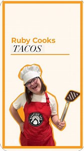 9.1K views · 340 reactions | Chef Ruby is serving up some tacos tonight (and there may or may not be moments of jamming to Kelly Clarkson sprinkled throughout 藍藍)! Loving Ruby’s ever-growing skills in the kitchen! #rubydoobs #RubysRainbow #ChefRuby #kellyclarksonfan | RubysRainbow.org | Facebook