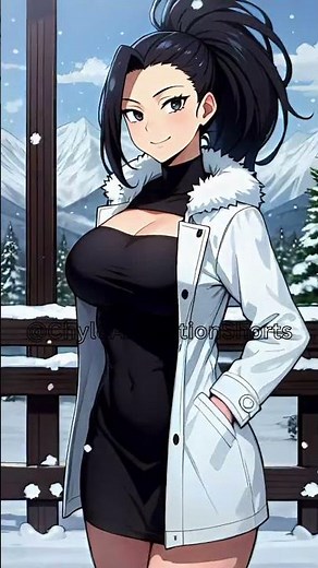 Momo Yaoyorozu from “My Hero Academia” [Sexy Ai Anime Girl | Stable Diffusion Art | AI Art] #shorts