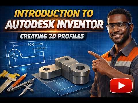 Introduction to Autodesk Inventor 4 - Creating 2D Profiles 2
