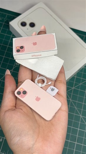 📱DIY super mini IPhone 13😍 #diy #miniature