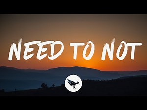 Jordan Davis - Need To Not (Lyrics)