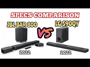 LG S90QY 5.1.3ch vs. JBL Bar 800 5.1.2ch Dolby Atmos Soundbar | Specs Comparison💥