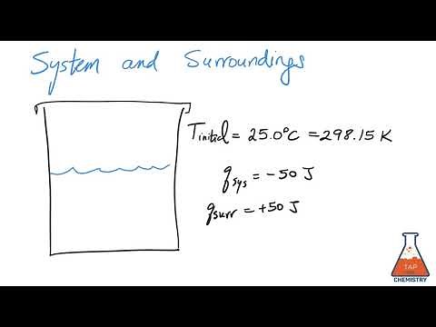 System and surroundings in thermochemistry