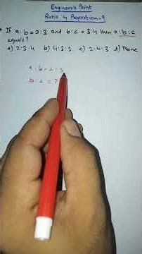 Ratio and Proportion -9 #ratio #proportion #shorts #engineerspoint