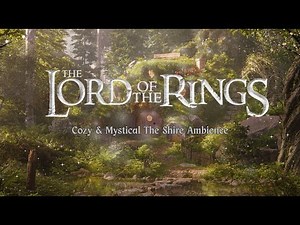 The Shire Ambience 📚 | Peaceful Lord of the Rings Cinematic Scenery | Explore Middle Earth