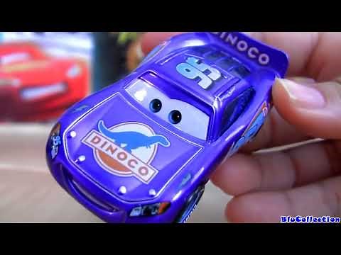 Blu-Ray Lightning McQueen CARS Dinoco Blue Metallic Finish diecast Disney Pixar review Blucollection